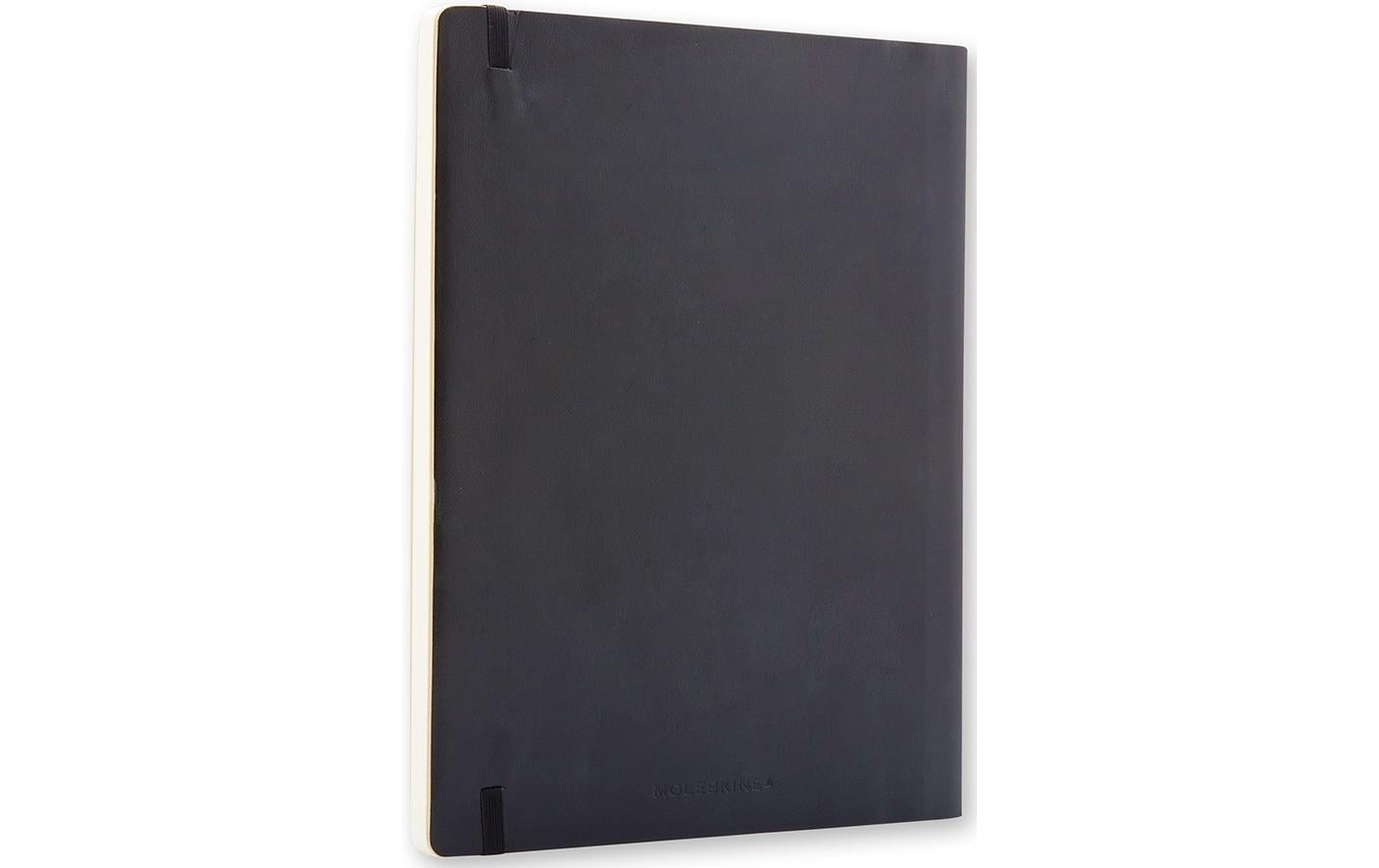 Moleskine Notizbuch, 190 × 250 mm, blanko, Fadenheftung, Softcover, 192 Seiten, 70 g/m² – schwarz
