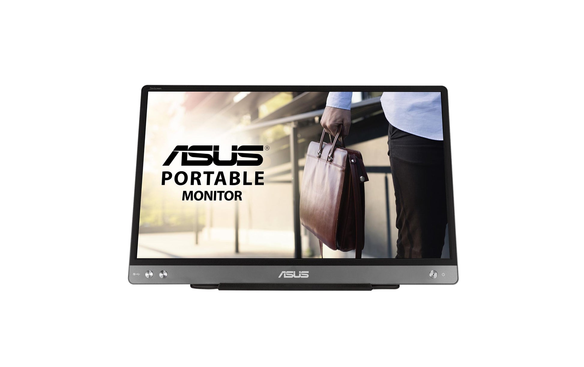 ASUS ZenScreen MB14AC – Portabler Monitor, 14", 1920 × 1080 (Full HD), USB, Grau