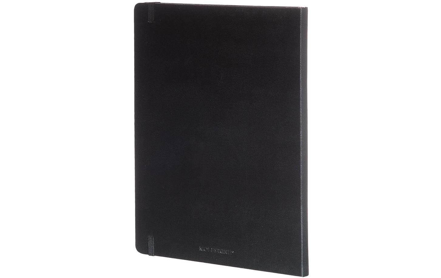 Moleskine Notizbuch, 190 × 250 mm, blanko, Fadenheftung, Hardcover, 192 Seiten, 70 g/m² – schwarz