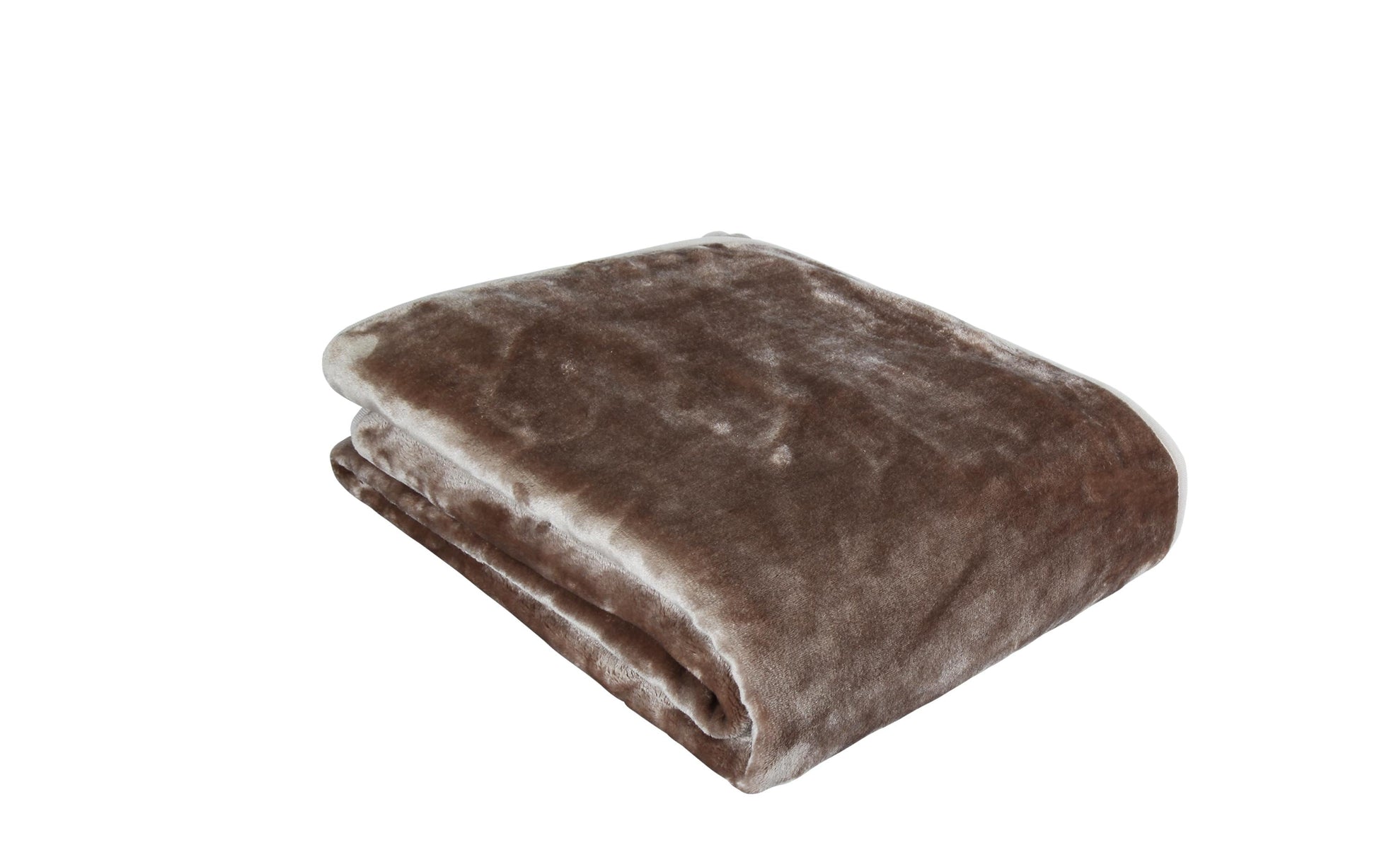 Eskimo Wohndecke Cashmina – 150 × 200 cm, Micro-Polyester, Taupe