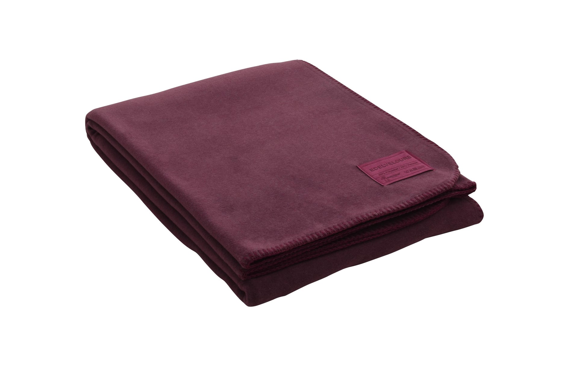 Eskimo Decke Edelvelours – 150 × 200 cm, Hagebutte Rot