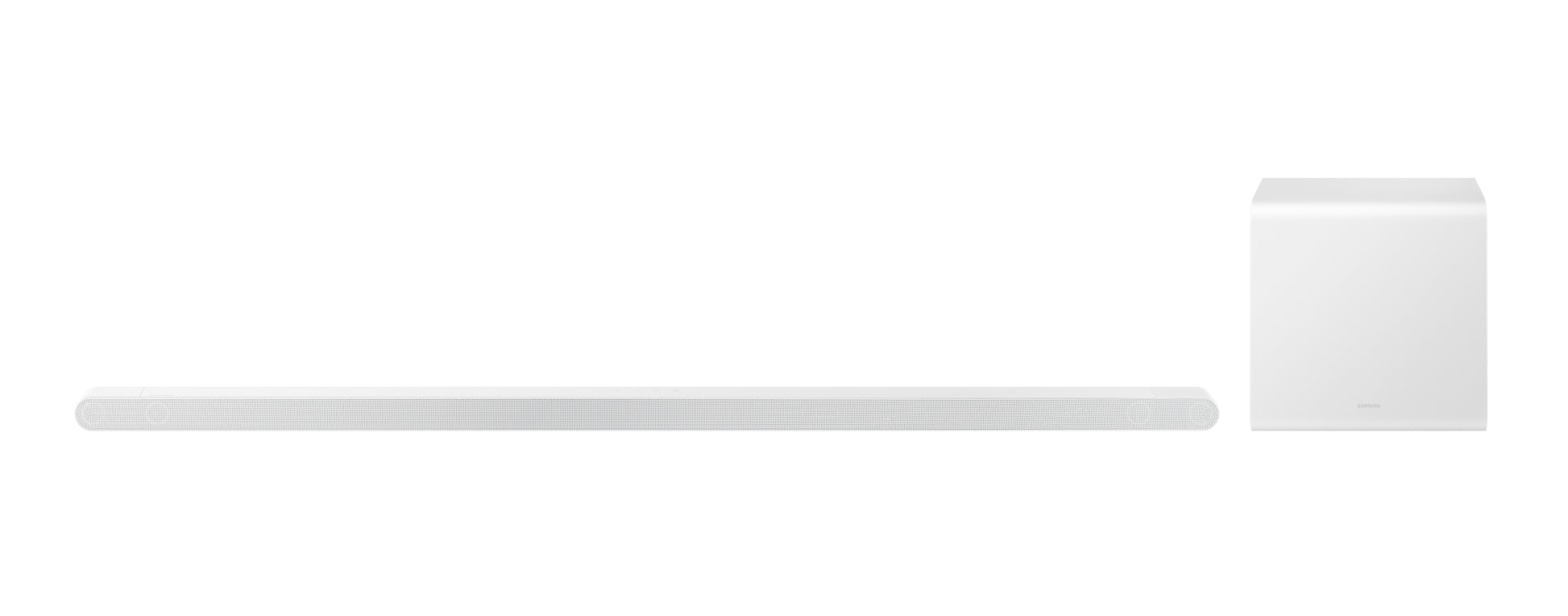 Samsung HW-S801D – Soundbar mit kabellosem Subwoofer – 3.1.2, AirPlay 2, Chromecast u. a., Weiss