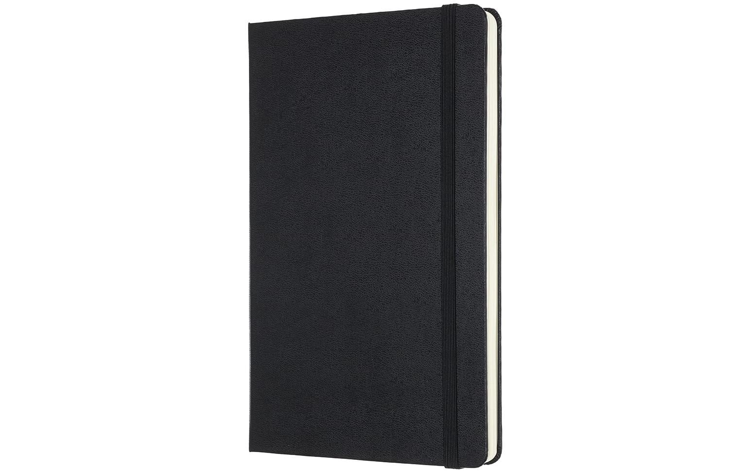 Moleskine Notizbuch, A5, punktkariert, Fadenheftung, Hardcover, 160 Seiten, 120 g/m² – schwarz