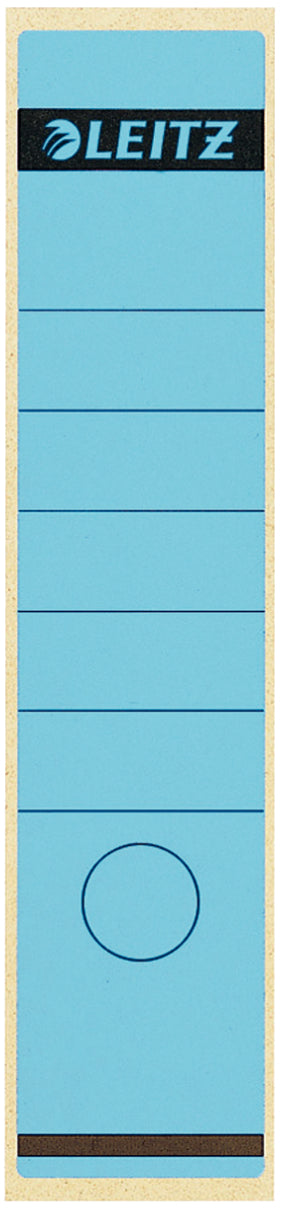 Leitz Ordnerrücken-Etiketten – 61 × 285 mm, permanent, blau, Papier