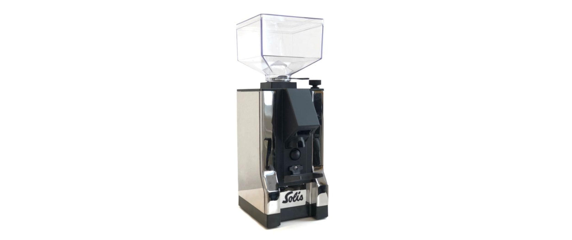 Solis EUREKA Mignon Kaffeemühle – Scheibenmahlwerk, 300 g, Edelstahl