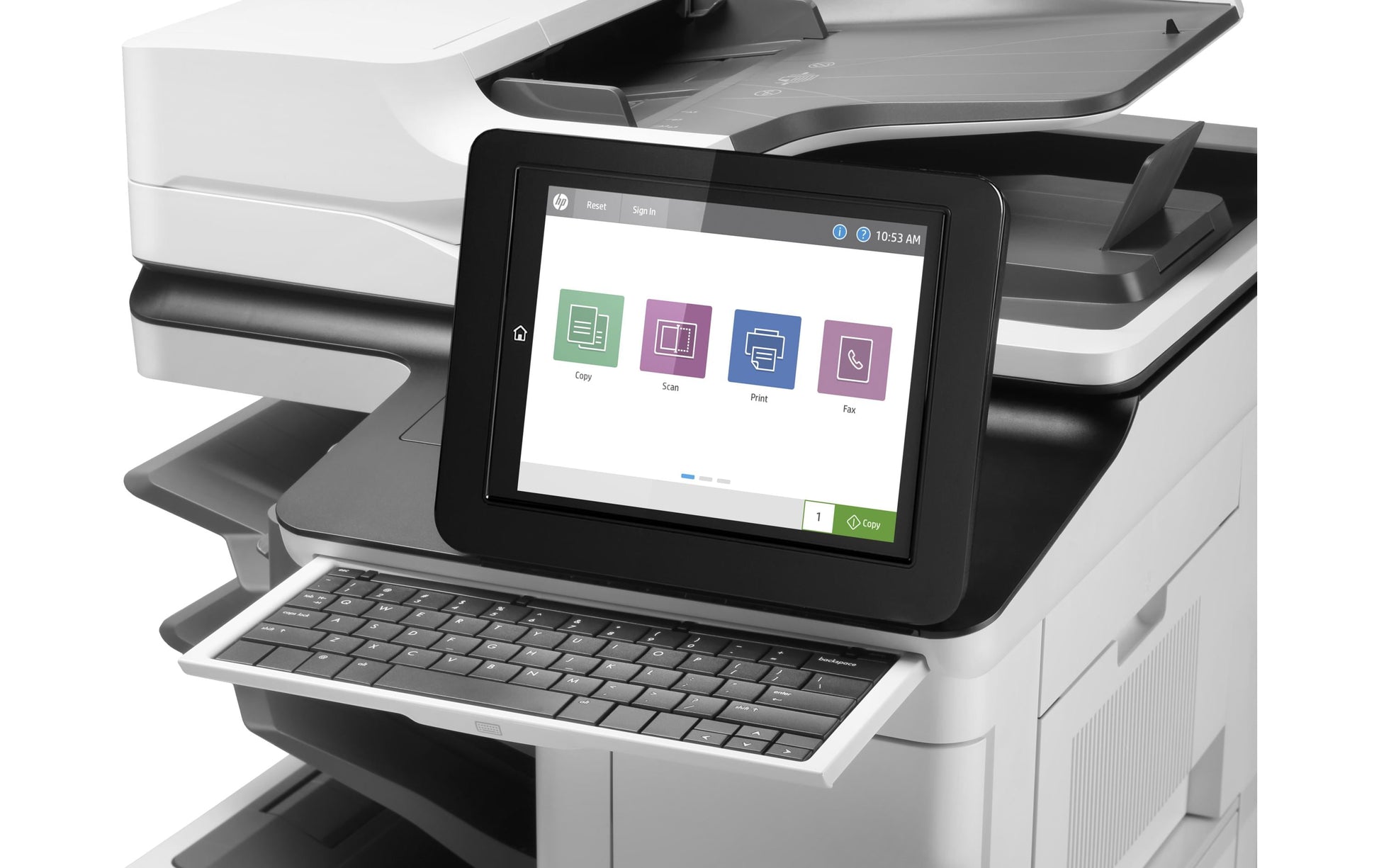 HP LASERJET ENTERPRISE FLOW M635Z – S/W Laser-MFP A4 – 61 ppm S/W