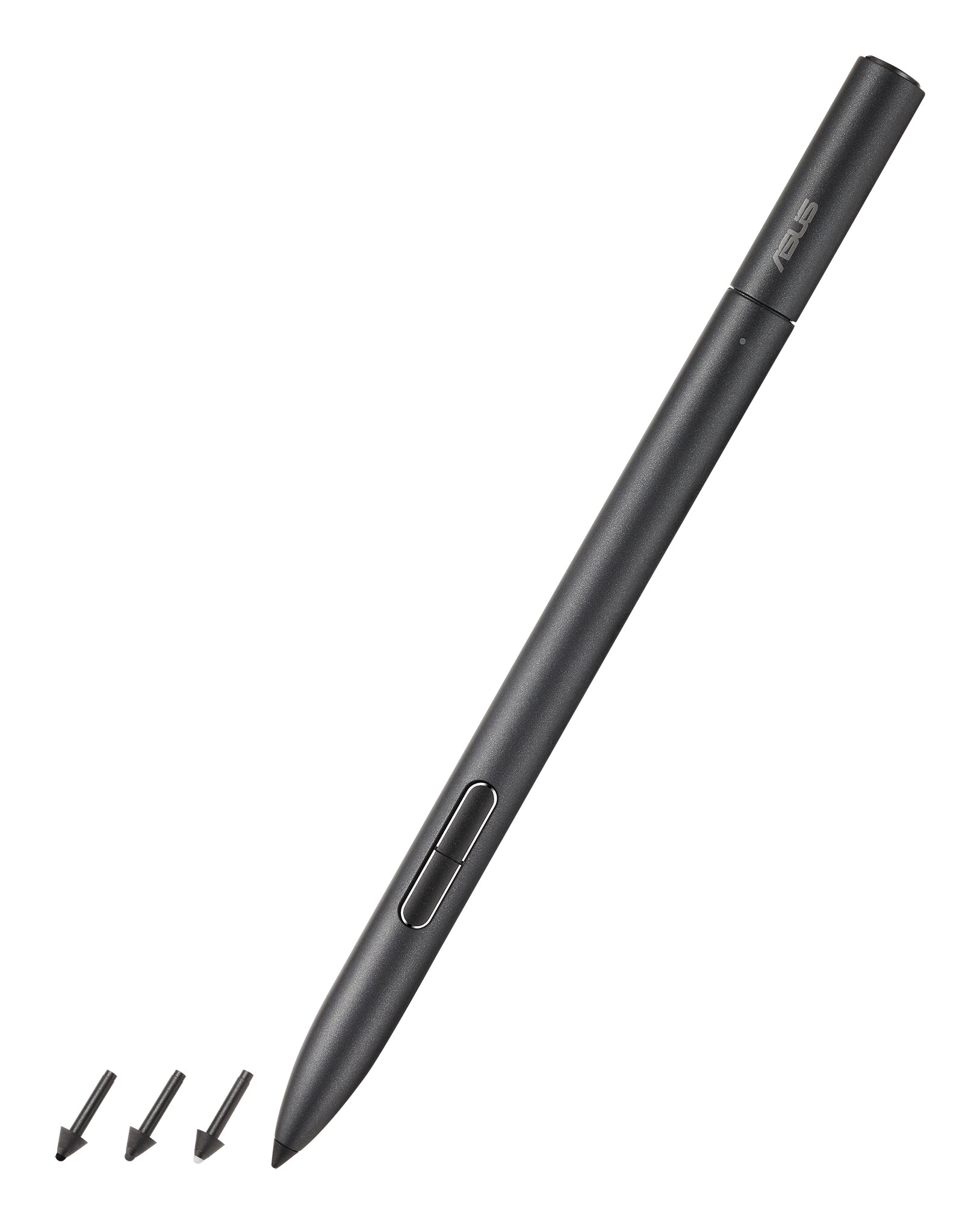 ASUS Pen 2.0 SA203H Eingabestift für ASUS-Laptops – 140 h Akkulaufzeit, 4 Ersatzspitzen – Schwarz