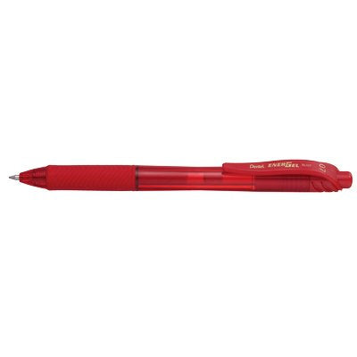 Pentel EnerGel X Gelschreiber – rot, 0,7 mm, schnelltrocknend, Druck, nachfüllbar