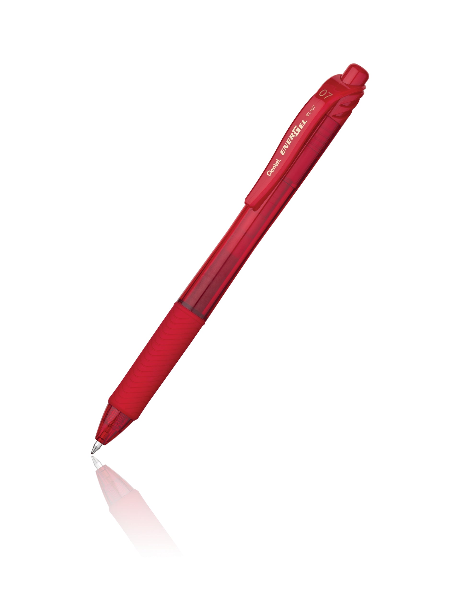 Pentel EnerGel X Gelschreiber – rot, 0,7 mm, schnelltrocknend, Druck, nachfüllbar