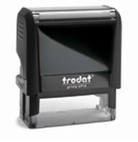 Trodat Printy 4911 – Selbstfärbender Wortstempel, Text PAYÉ, Französisch – Abdruck 38 × 14 mm – schwarz