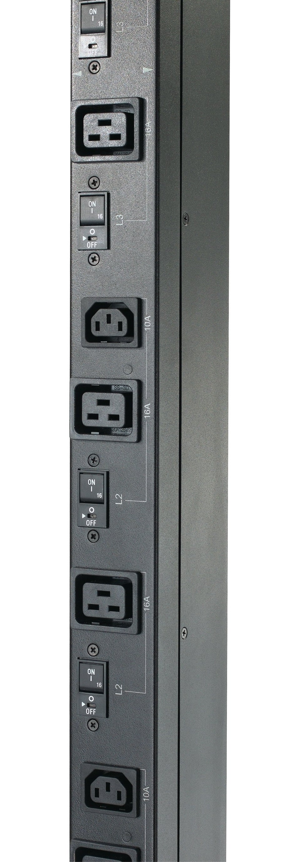 APC Rack-PDU – 0U, senkrecht, 3× IEC C13, 6× IEC C19, IEC 309 32A 3P+N+PE, 400 V/32 A, 3-phasig, 1,83 m
