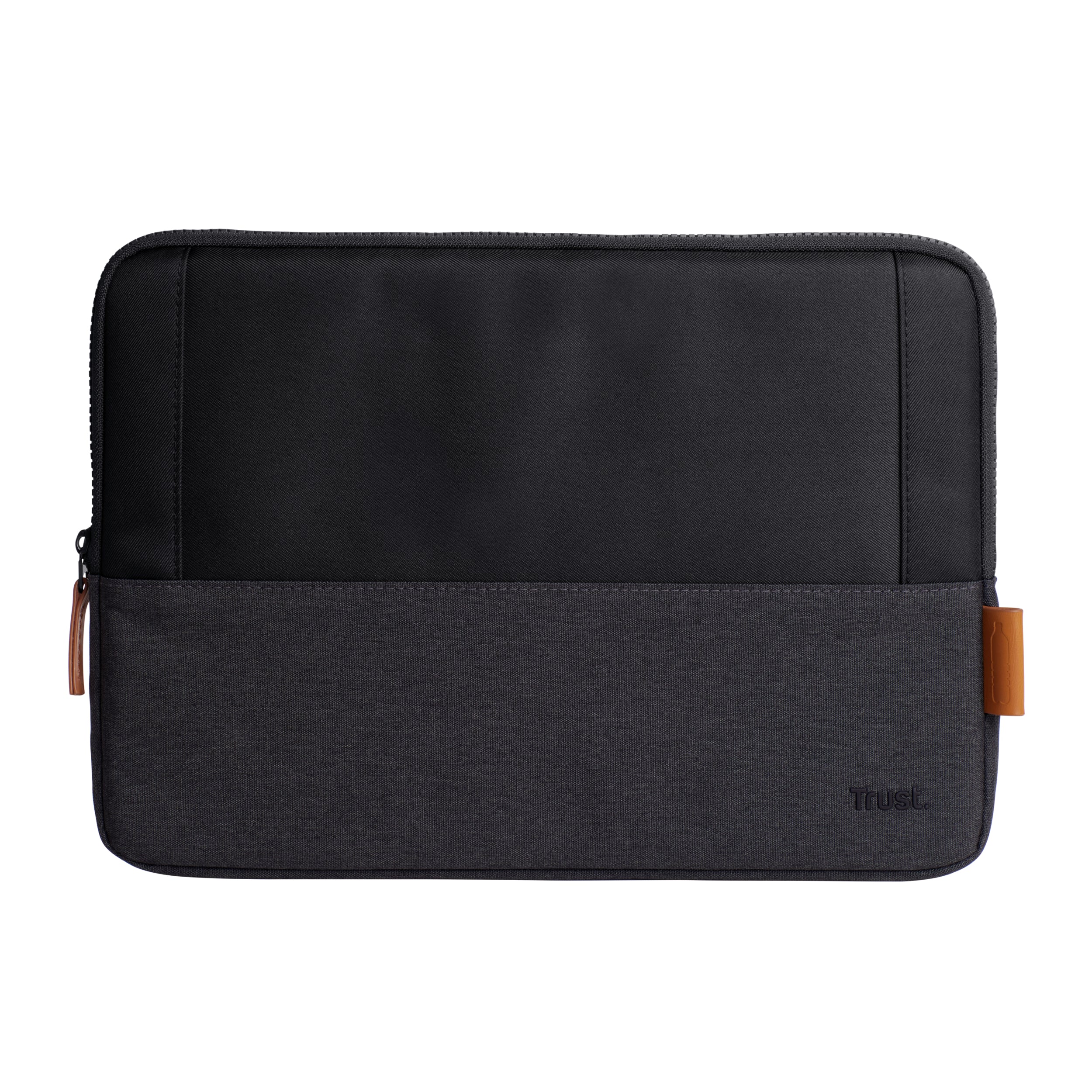 Trust Lisboa Notebook-Schutzhülle – für Notebooks bis 13,3", recyceltes Polyester, schwarz