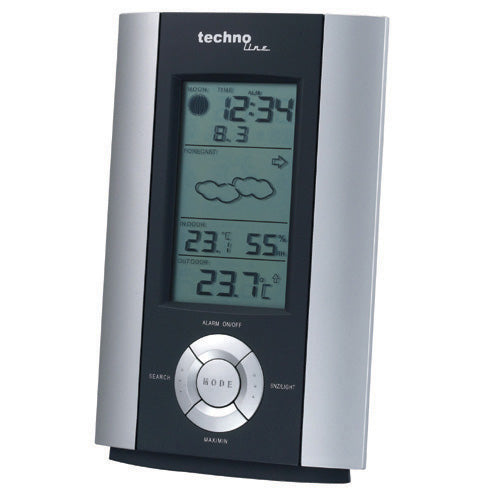 Technoline WS6710 – Wetterstation, Innen/Aussen, Hygrometer, inkl. Aussensensor