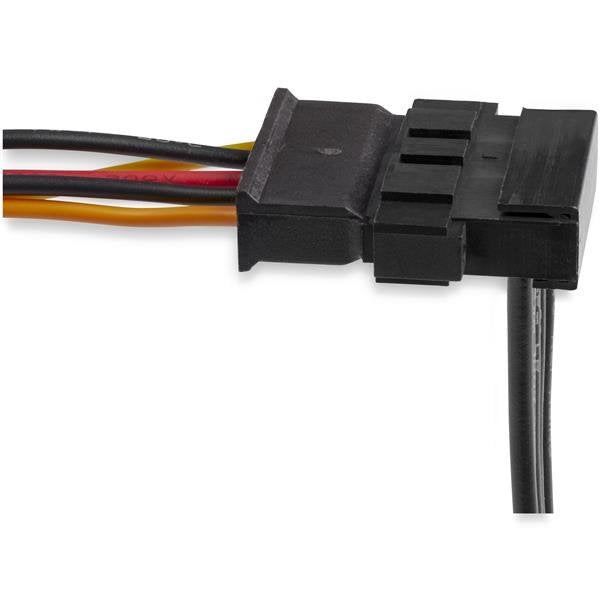 StarTech.com SATA-Power-Splitter Stromkabel – SATA 15-Pin zu 4× SATA, 0,4 m, schwarz