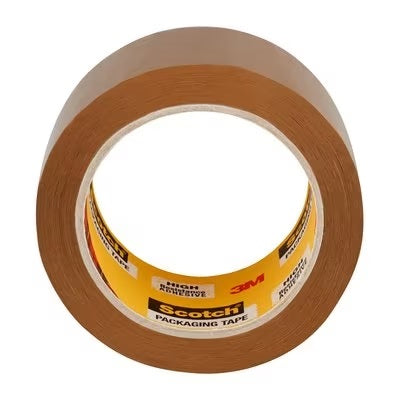 Scotch Verpackungsband, 50 mm × 66 m, braun, Hotmelt, 57 µm, PVC-frei, HV.5066.T, 3 Rollen