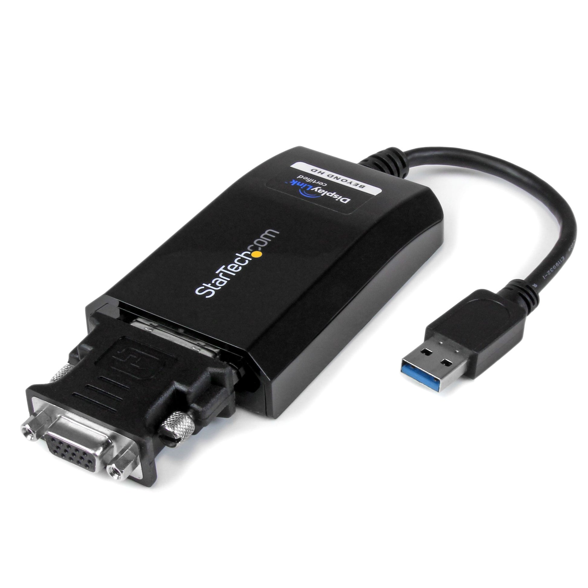 StarTech.com Adapter USB-A zu DVI – 2048 × 1152, USB 3.2 Gen 1 (5 Gbit/s), 0,152 m – für Windows/Mac/Linux
