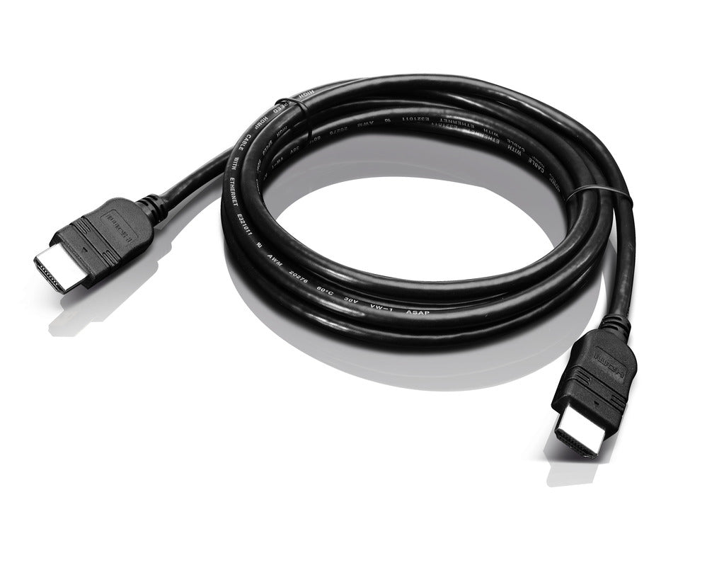 Lenovo HDMI Kabel (A–A, M–M) HDMI 1.4 – 1080p 60 Hz – 2 m