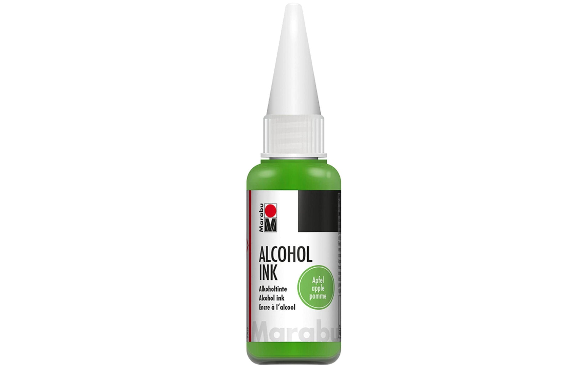 Marabu Alkoholtinte – Apfelgrün 158, schnelltrocknend – 20 ml