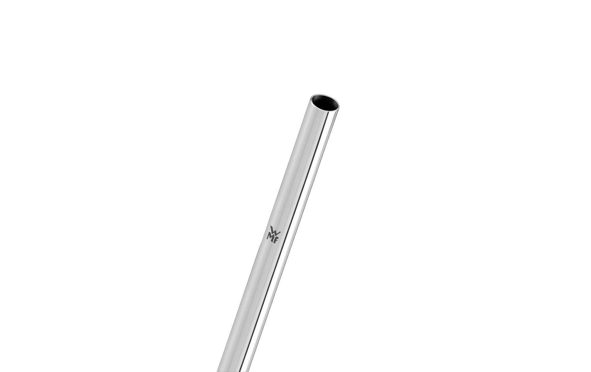 WMF Gebogene Trinkhalme – Silber – 24 cm – Edelstahl – 6 Stk – mit Bürste
