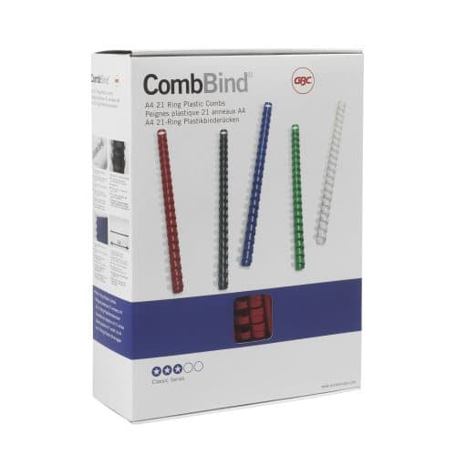 GBC Bindedisc-Ringe – für A4 – Ø 51 mm, weiss, Kunststoff – 50 Stk.