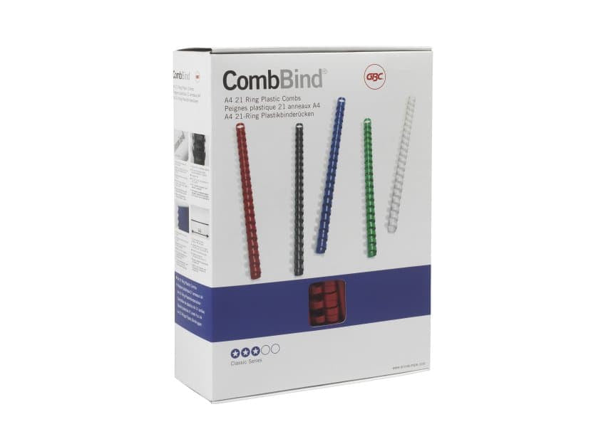 GBC Bindedisc-Ringe – für A4 – Ø 51 mm, weiss, Kunststoff – 50 Stk.