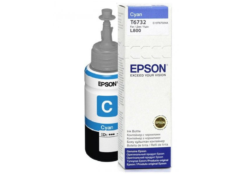 Epson T6732 Cyan Tintenpatrone (Original) – für Epson L800