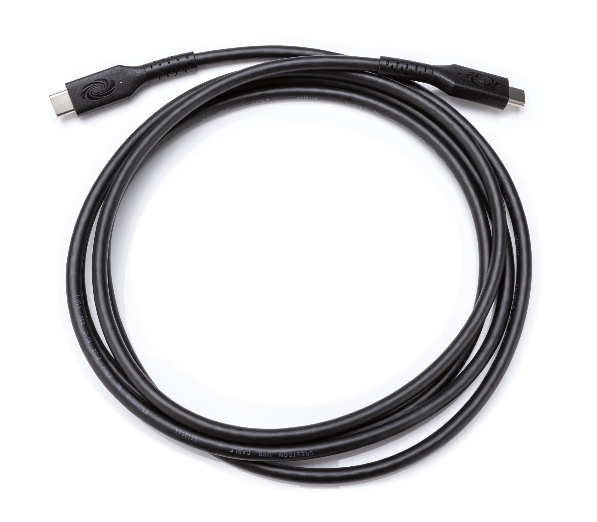Crestron USB-C auf USB-C Kabel – USB 3.2 Gen 1 (5 Gbit/s) – 1,8 m – PD 100 W – USB-IF zertifiziert – Schwarz