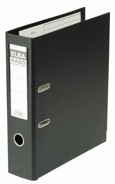 Elba Rado Plastordner – für A4 – Rückenbreite 5 cm – schwarz