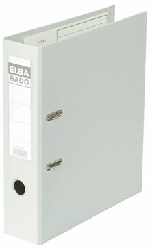 Elba Rado Plastordner – für A4 – Rückenbreite 8 cm – Grau