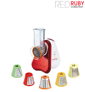 Moulinex Zerkleinerer Fresh Express Plus – 200 W – rot/weiss