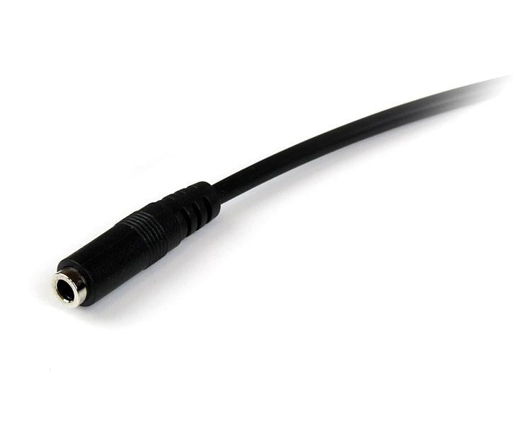 StarTech.com 3,5-mm-Klinken-Verlängerung – Stecker zu Buchse – 1 m, 4-polig (TRRS)