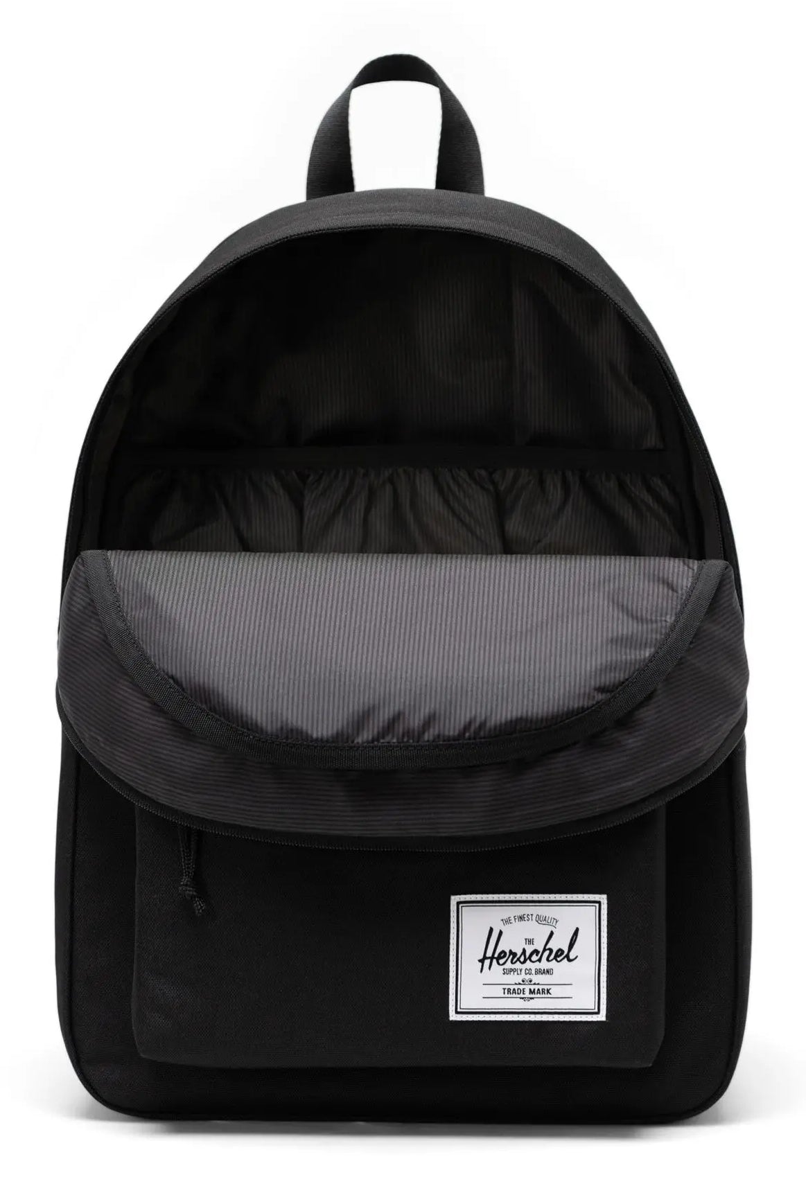 Herschel Classic – Freizeit-Rucksack – 26 l, recyceltes Material, schwarz