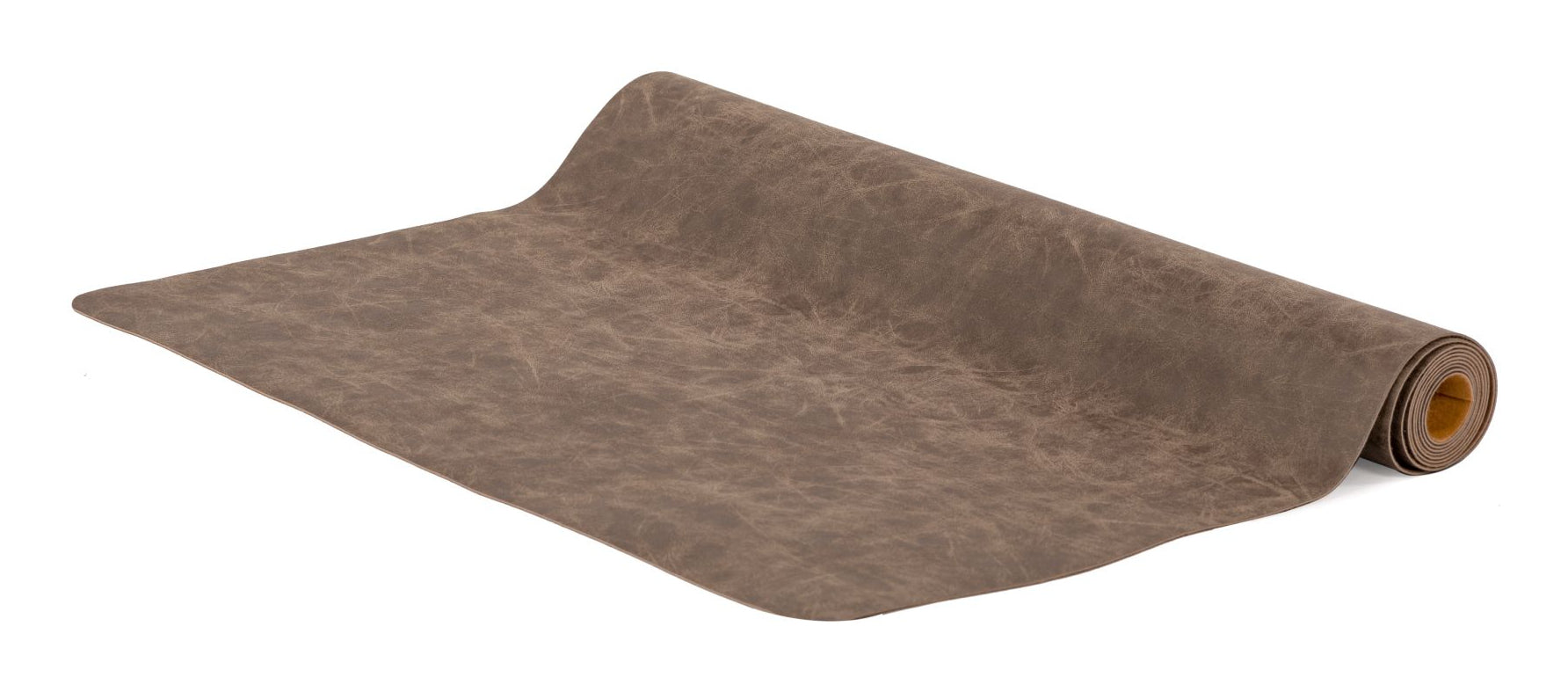 Tiseco Tischläufer – 45×145 cm, PVC/PU, Braun, Truman