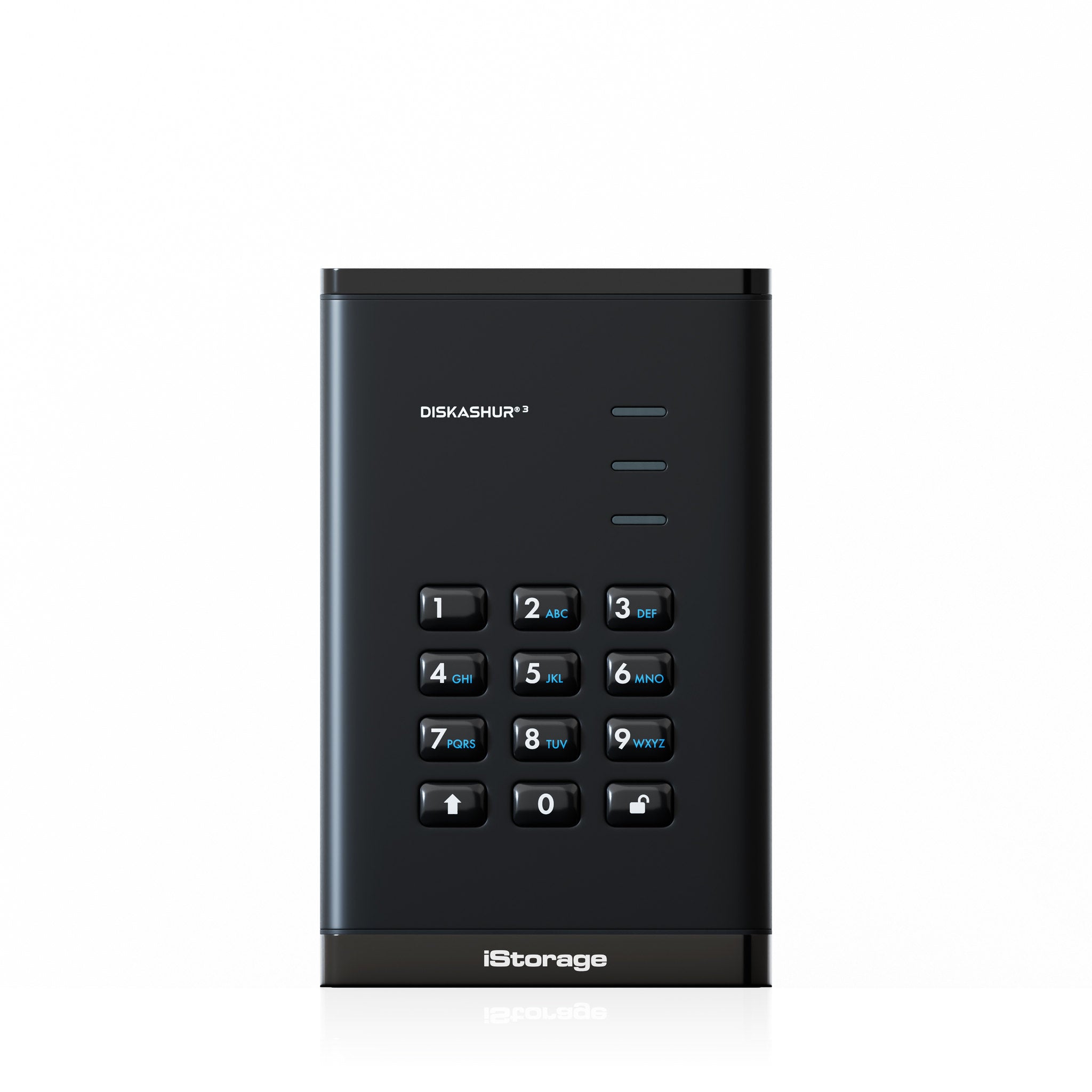 iStorage diskAshur3 – 4 TB (vorinstalliert), für 2,5" HDD, USB 3,2 Gen 1 (USB-C)