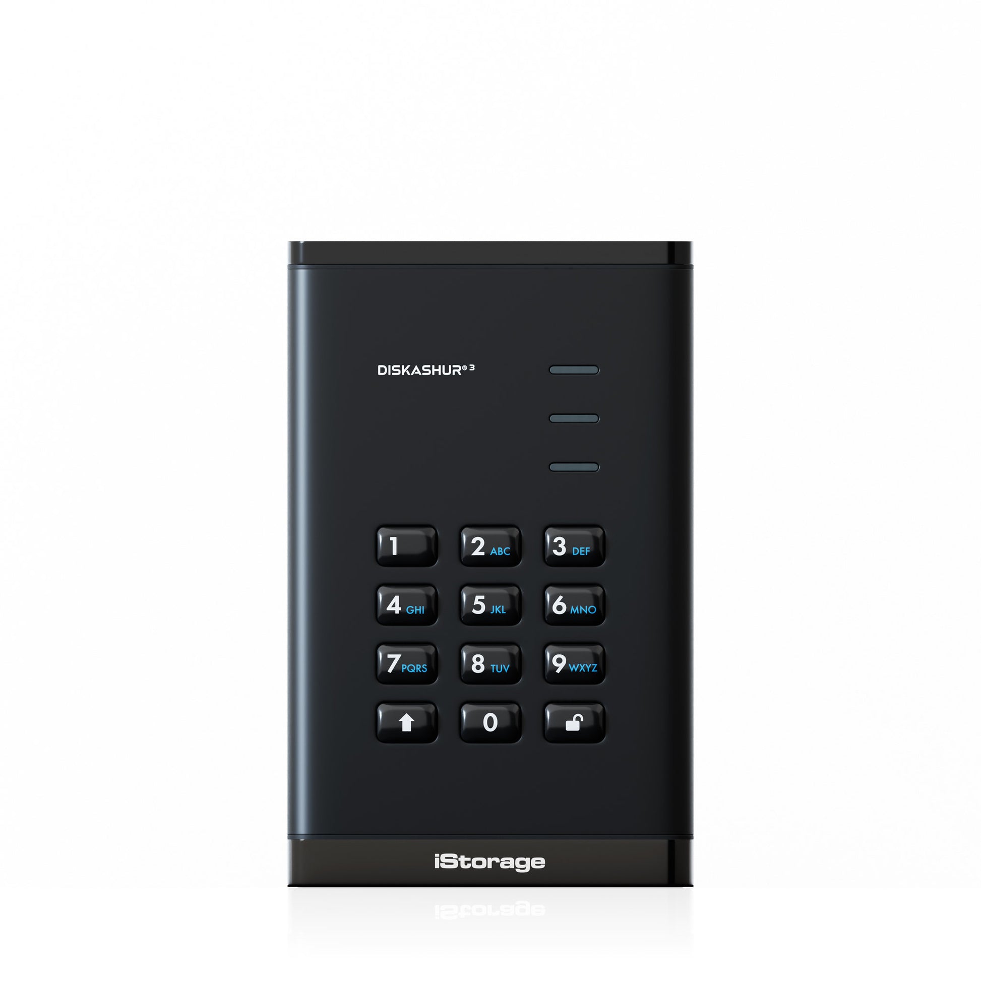 iStorage diskAshur3 – 2,5" externe SSD, USB 3.2 Gen 1 (USB-C/USB-A)