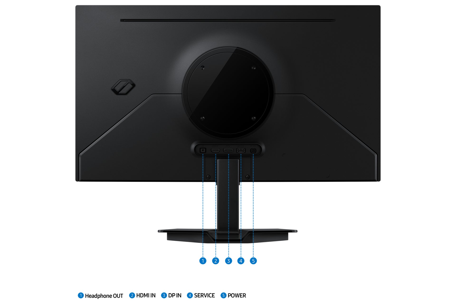 Samsung S27Fg506Su – Monitor, 27", 2560 × 1440 (WQHD), OLED, 180 Hz, 200 cd/m², VESA 100 × 100, Schwarz