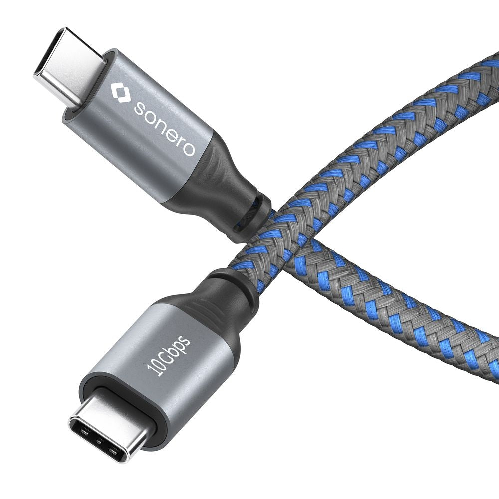 Sonero – USB-Kabel, USB-C zu USB-C, 1 m, USB 3, Lade-/Datenkabel