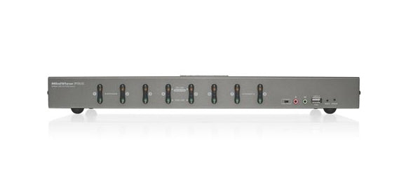 Iogear GCS1108KIT2 – 8-Port DVI-I KVM-Switch – 1920 × 1200, Audio