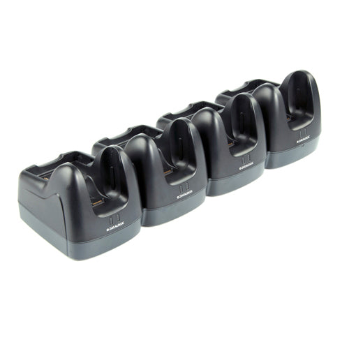 Datalogic Ladestation – 94A150032 – 4-Slot, für den Innenbereich, ohne Netzteil – Schwarz