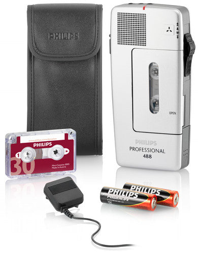 Philips LFH0488/00B Pocket Memo 488 – Diktiergerät – Weiss