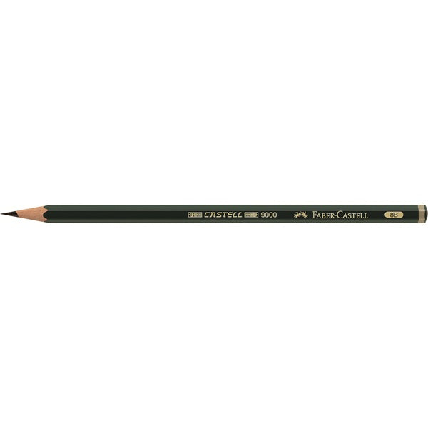Faber-Castell CASTELL 9000 Bleistift 8B, hexagonal