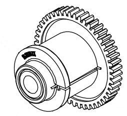 Datamax O'Neil Kupplungsbaugruppe – für H/M‑Klasse, DPR15-2802-41
