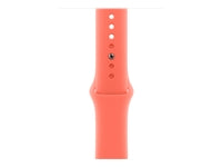 Apple Tangerine Sport Band – Armband – für Apple Watch 46 mm, Tangerine, M/L, Kunststoff