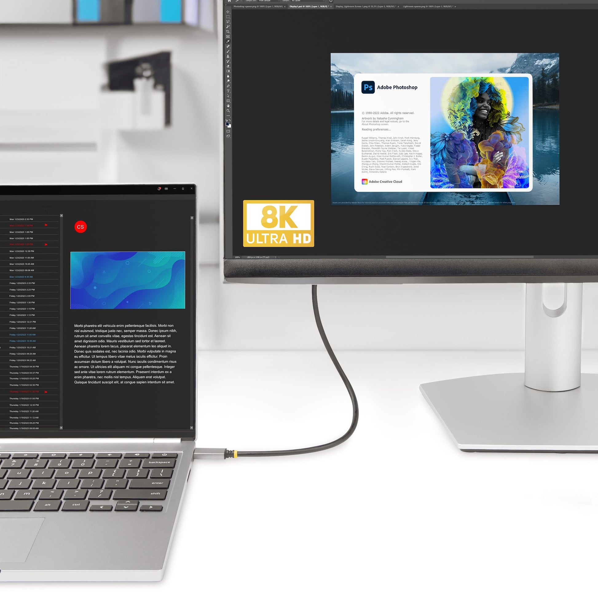 StarTech.com USB-C zu HDMI Kabel – 8K (7680 × 4320) @ 60 Hz, 4K @ 144 Hz, HDMI 2.1, 1 m, HDR10