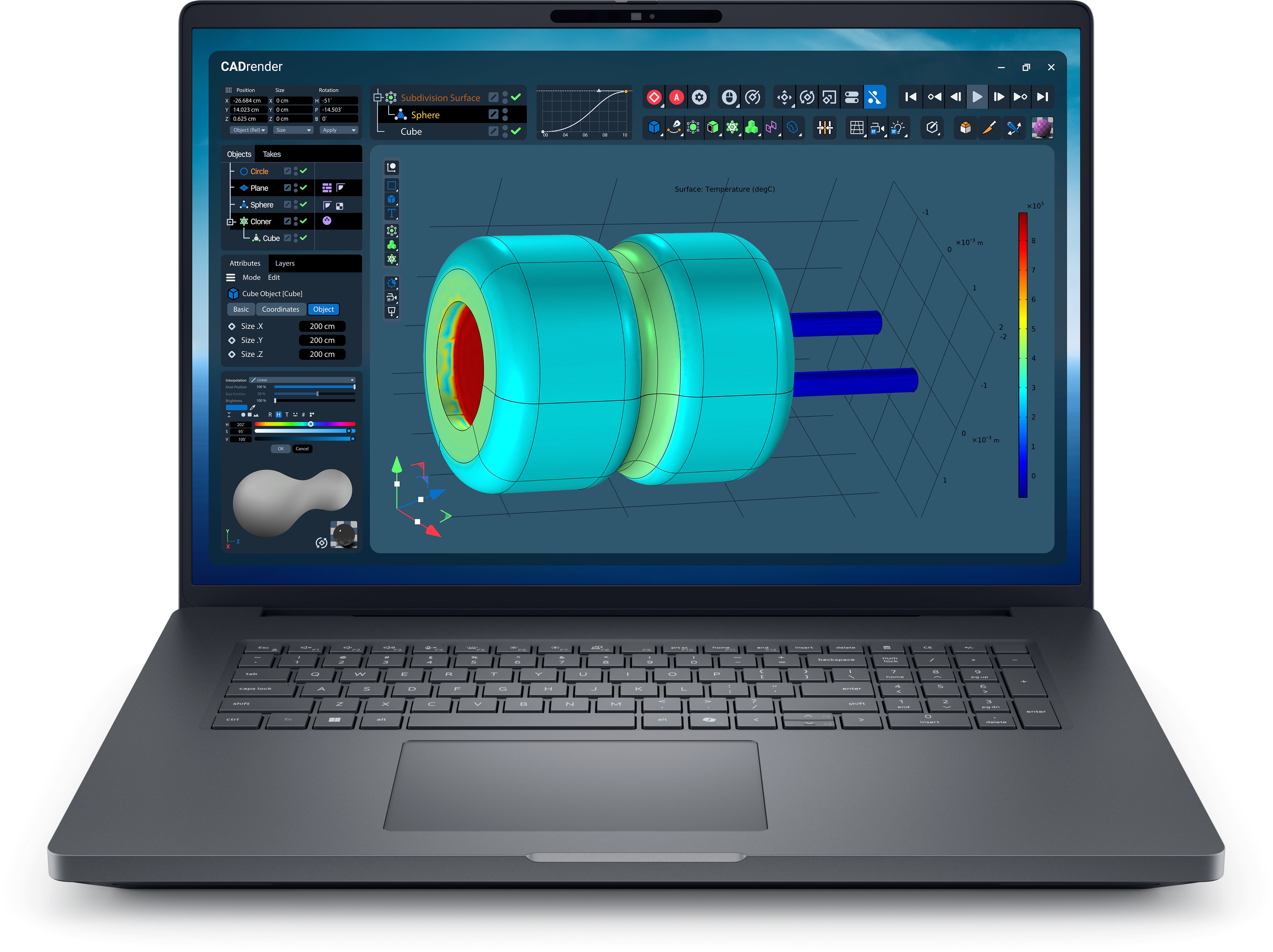 Dell – Pro Max 18 Plus U7-265HX – Notebook, Windows 11 Pro, Tastatursprache Schweiz