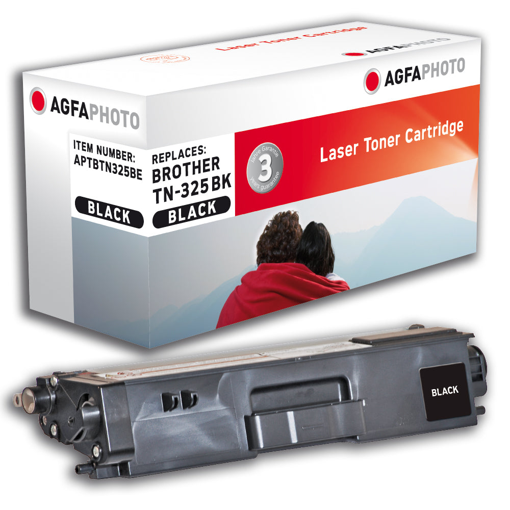 AgfaPhoto BTN325 (TN-325) Schwarzer Toner – Kompatibel – 4'000 Seiten – für Brother HL 4140CN/HL 4150CDN/HL 4570