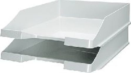 HAN Klassik – Briefkorb für A4/C4, hoch, Kunststoff, weiss, 255 × 65 × 348 mm