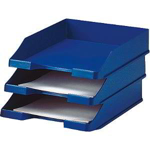 HAN Briefkorb für C4, Kunststoff, blau, hochglänzend, 255 × 65 × 348 mm