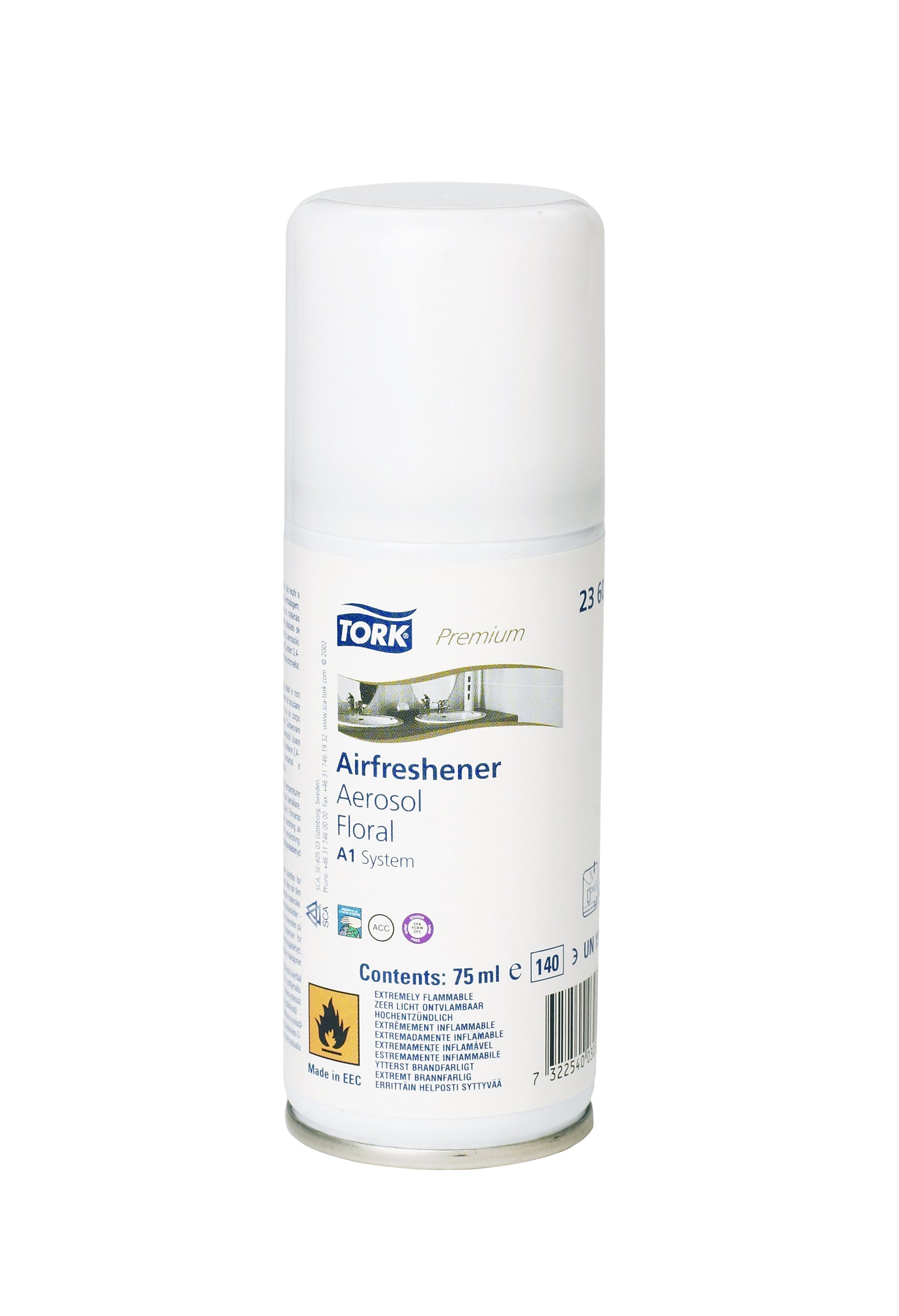 Tork Nachfüllung Floral – 75 ml, für Tork Lufterfrischer A1 System