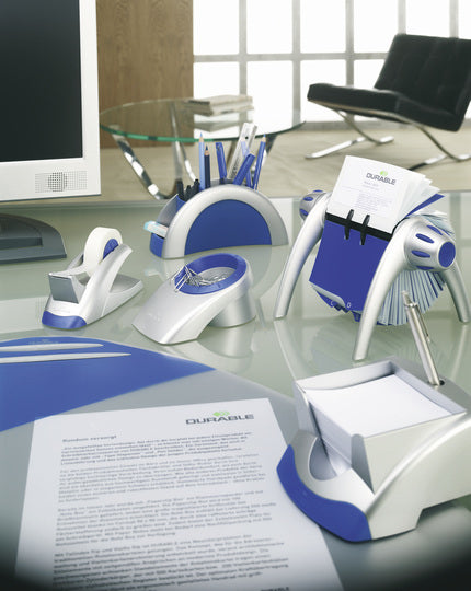 Durable TELINDEX flip Karteikasten – für 72 × 104 mm – für 500 Karten, Kunststoff, schwarz, 215 × 185 × 120